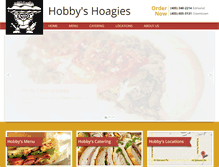Tablet Screenshot of hobbyshoagies.com